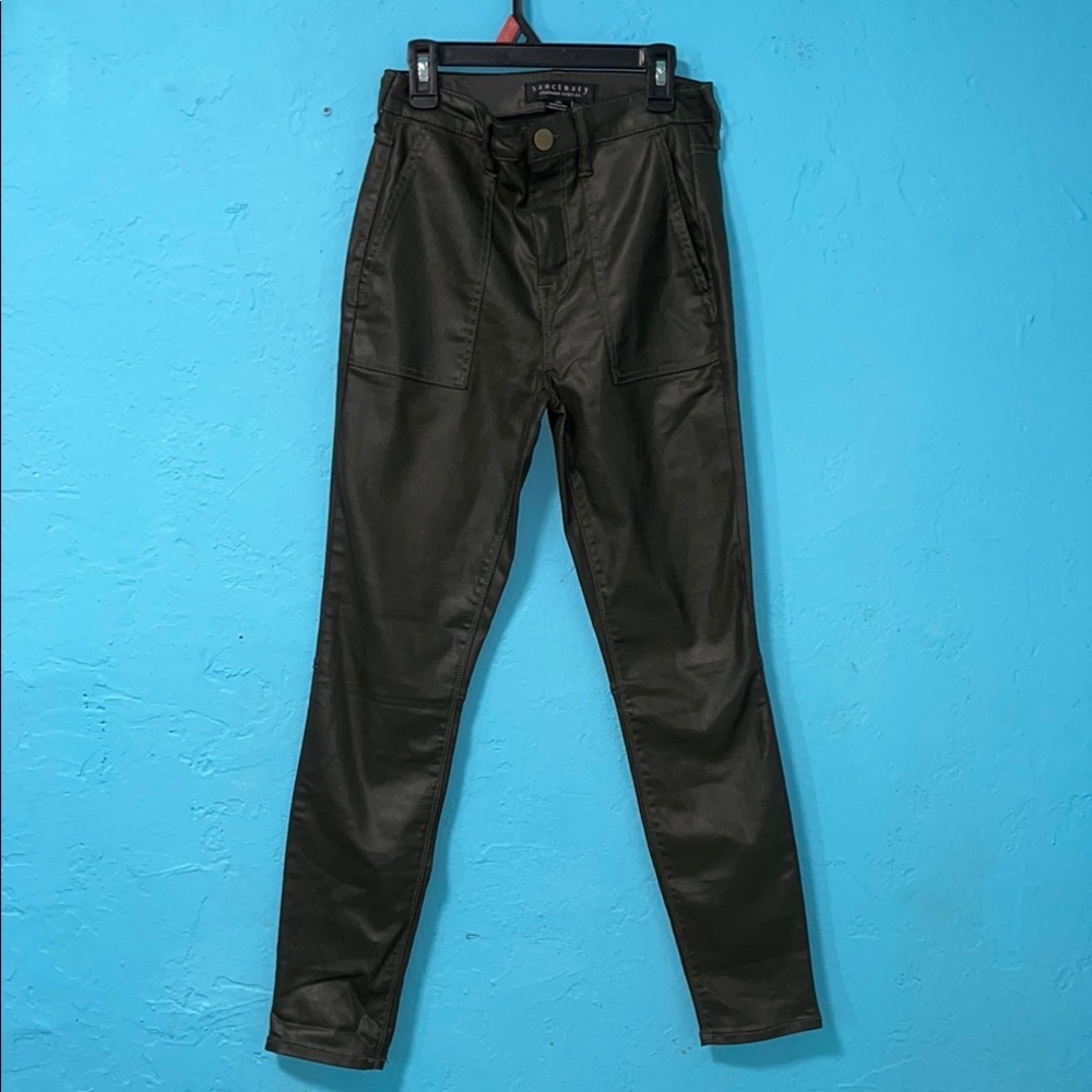 Sanctuary Women's dark green Standard Surplus skinny pants size 26 - Picture 4 of 9